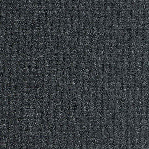 Polyester Stretch Waffle Knit Fabric, 260 gsm, 138 cm — Grey, ref EF-260634