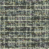 Jacquard Polyester Cotton Stretch Bouclé Fabric, 260 gsm, 156 cm — Black