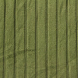 Polyester Stretch Rib Knit Fabric, 220 gsm — Khaki