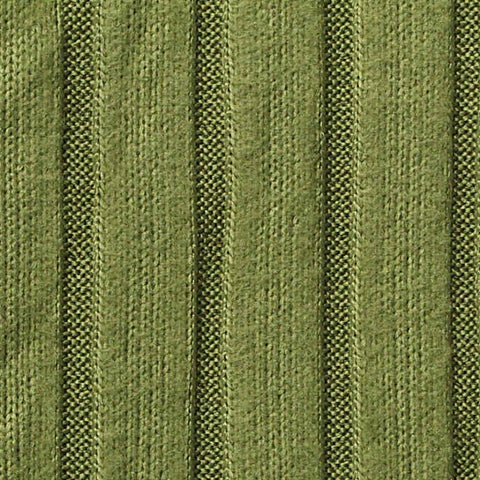 Olive Stripes Rib Knit, Polyester