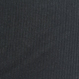 Polyester Stretch Rib Knit Fabric, 230 gsm, 152 cm — Grey