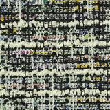Jacquard Polyester Cotton Stretch Bouclé Fabric, 260 gsm, 156 cm — Multi — texture