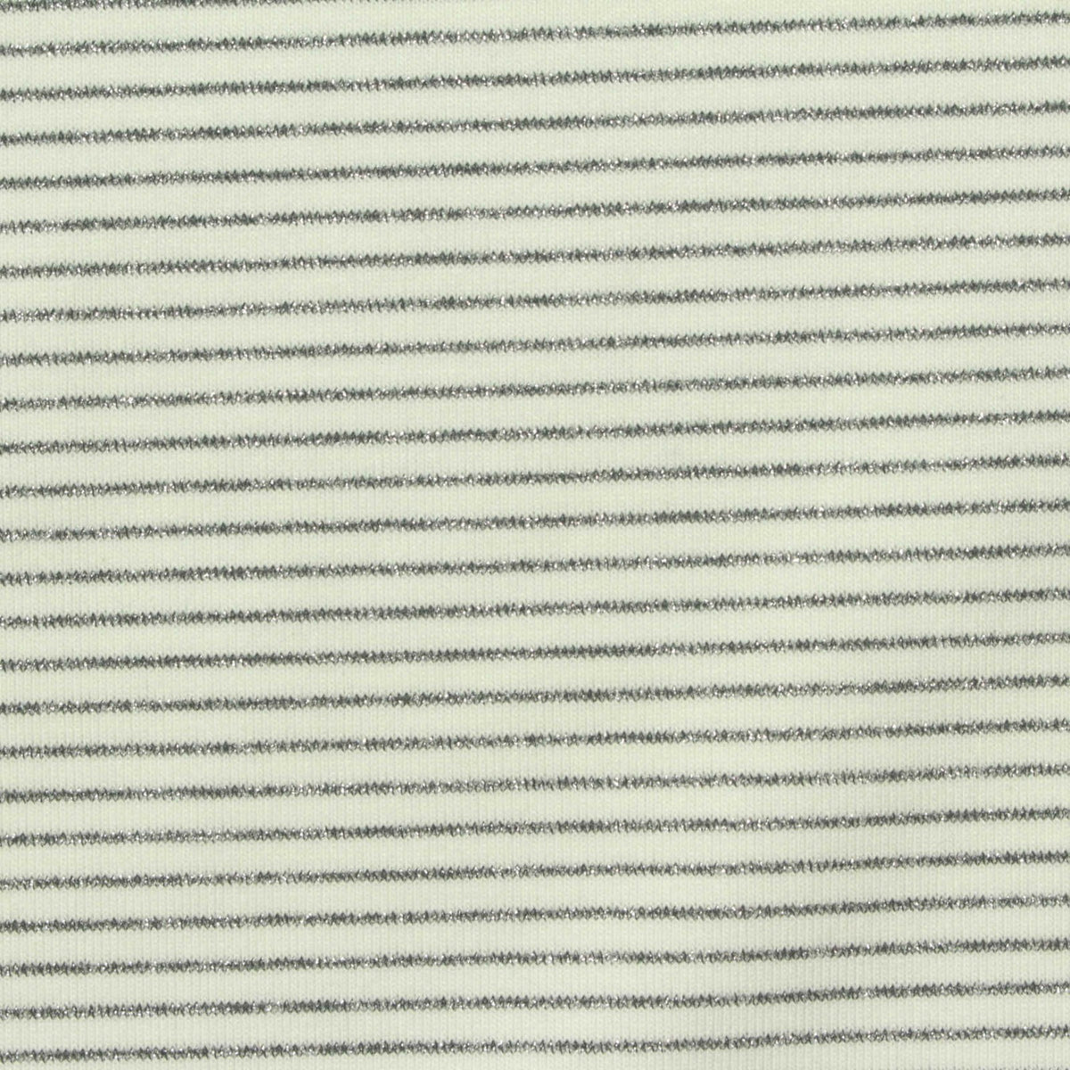 Grey Horizontal-Stripe Jersey Knit, Poly-Viscose, 220 gsm