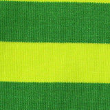 Green Horizontal-Stripe Rib Knit, Viscose-Cotton — texture