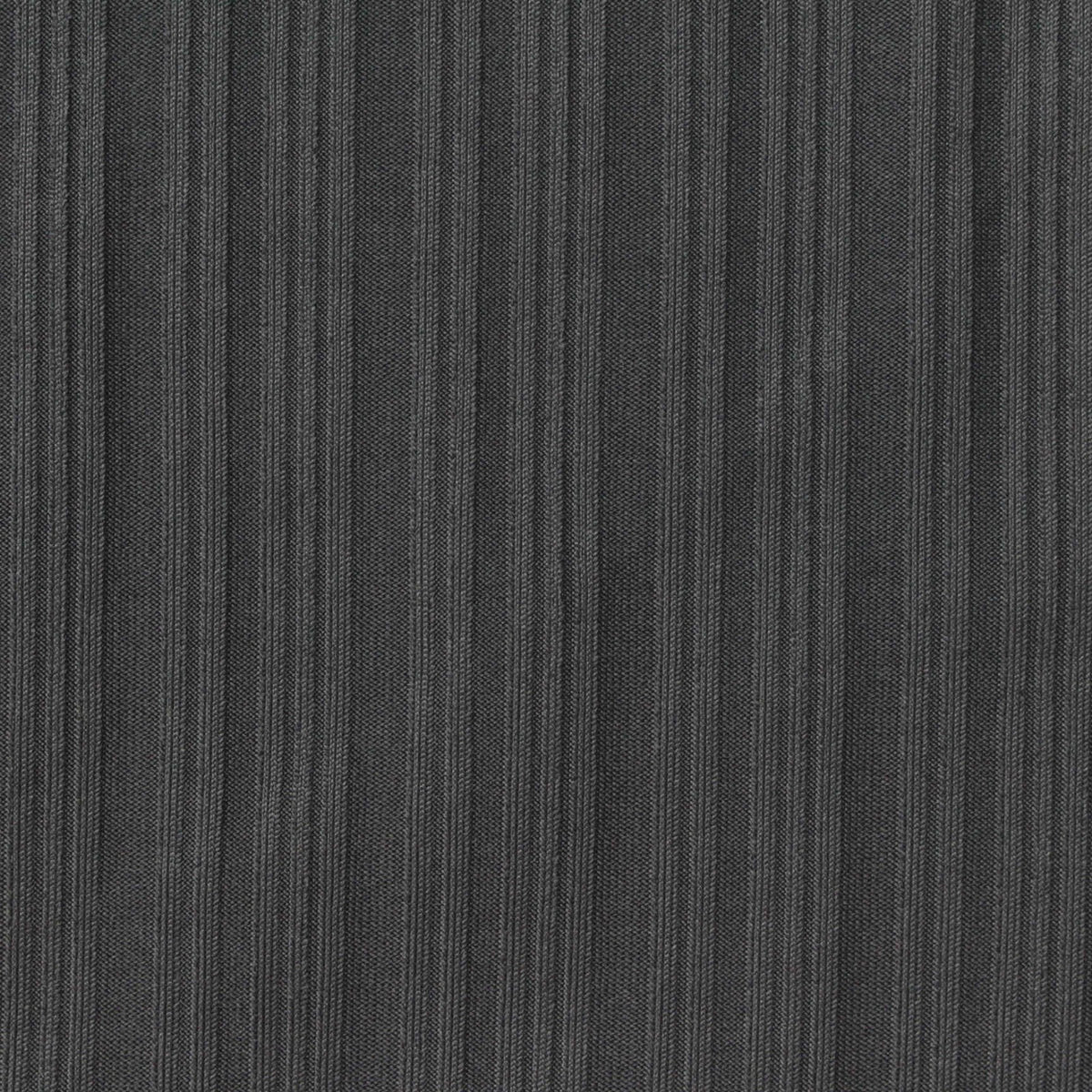 Polyester Stretch Rib Knit Fabric, 200 gsm, 155 cm — Grey