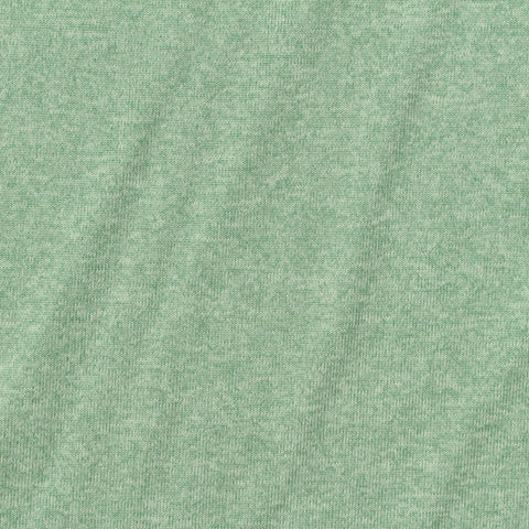 Light Green Marl Jersey Knit, Polyester, 175 gsm