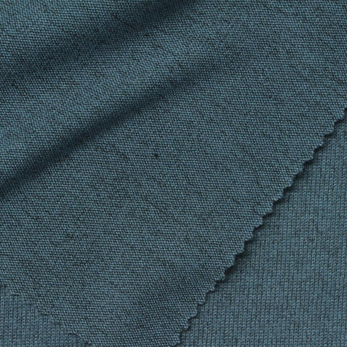 Blue-Green Marl Chunky Knit, Polyester