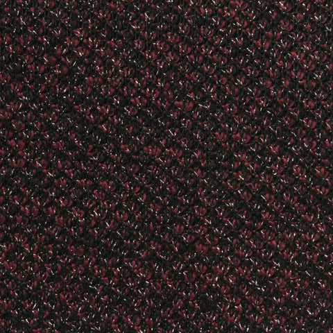 Burgundy Marl Interlock Knit, Polyester