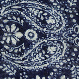 White Paisley Scuba Knit, Polyester — texture