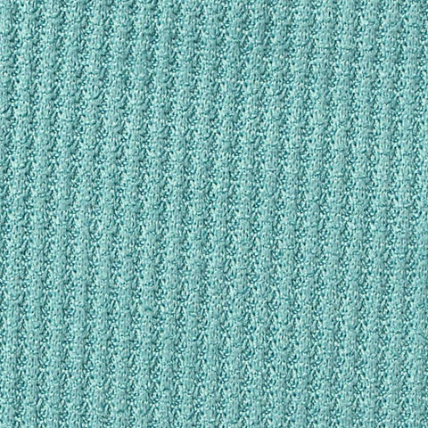 Polyester Stretch Waffle Knit Fabric, 165 gsm, 151 cm — Blue