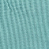 Polyester Stretch Waffle Knit Fabric, 165 gsm, 151 cm — Blue