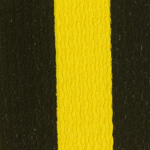 Black Vertical-Stripe Warp Knit, Polyester, 160 gsm, 150 cm