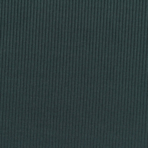 Polyester Stretch Rib Knit Fabric, 270 gsm, 132 cm — Green, ref EF-260712