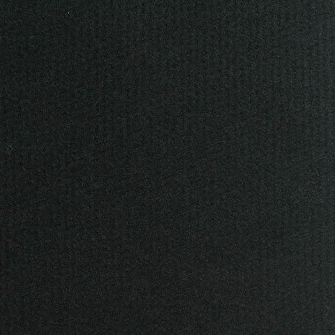 Polyester Stretch Waffle Knit Fabric, 230 gsm, 138 cm — Black