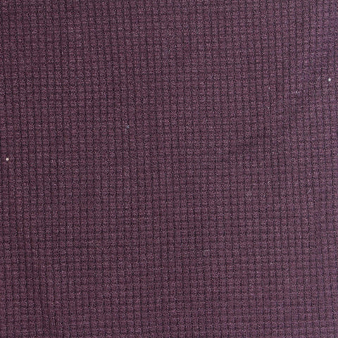 Polyester Stretch Waffle Knit Fabric, 260 gsm, 138 cm — Purple