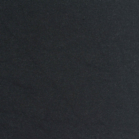 100% Polyester Jersey Knit Fabric, 150 gsm, 155 cm — Black