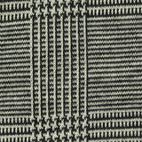 Black Plaid Jacquard, Polyester — texture