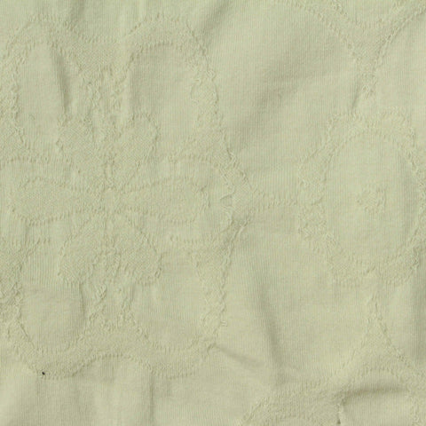 Cream Tone-on-Tone Floral Jacquard, Cotton