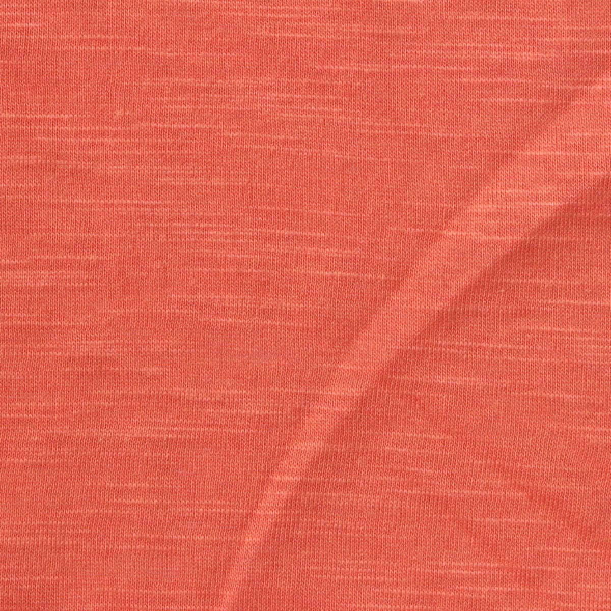 Orange Marl Jersey Knit, Cotton-Modal