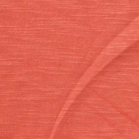 Orange Marl Jersey Knit, Cotton-Modal