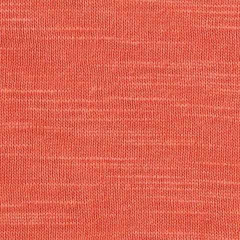 Orange Marl Jersey Knit, Cotton-Modal