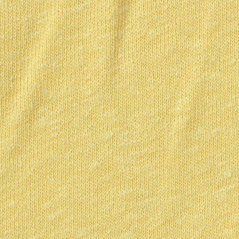 Light Yellow Marl Jersey Knit, Poly-Linen, 150 gsm