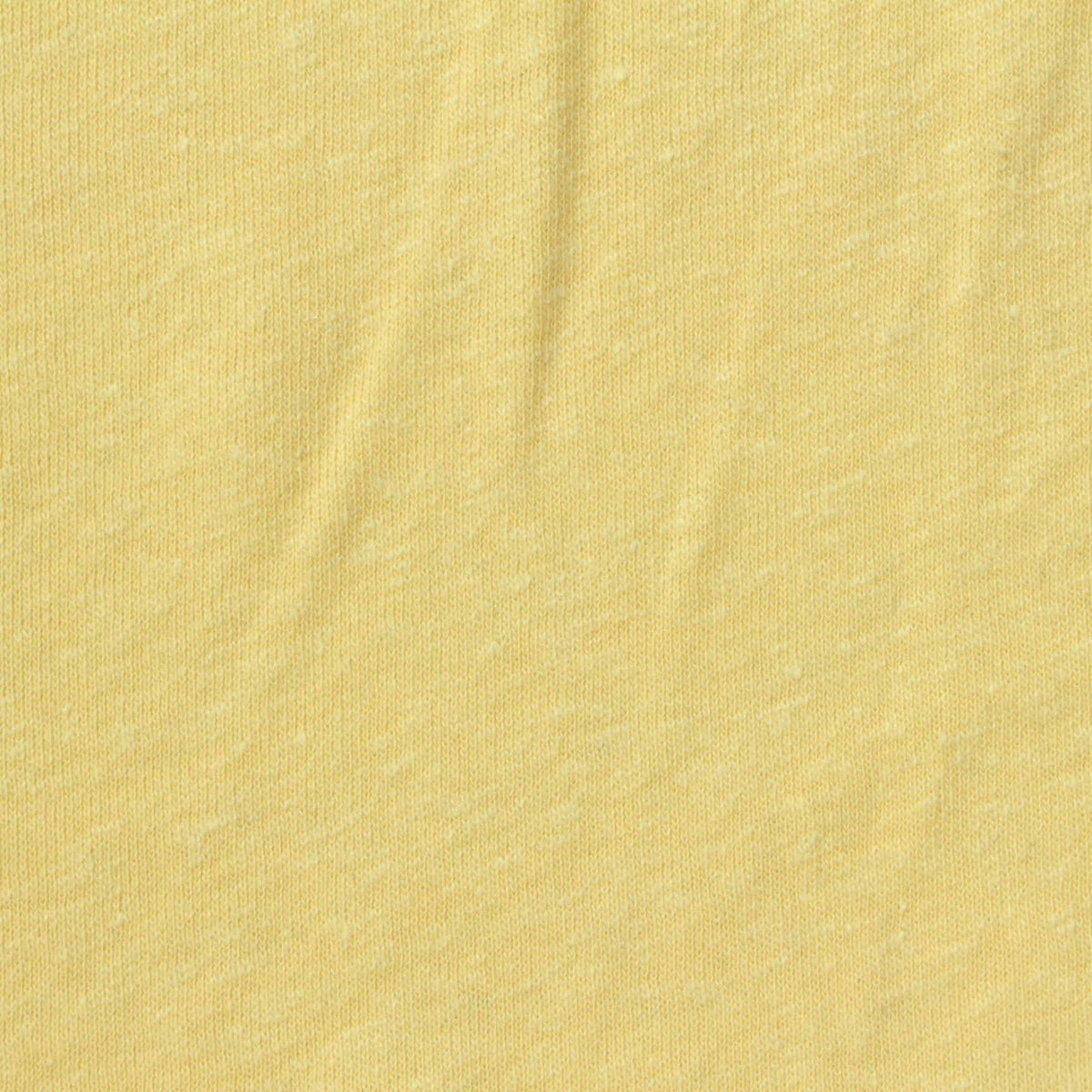 Light Yellow Marl Jersey Knit, Poly-Linen, 150 gsm