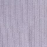 Polyester Viscose Stretch Rib Knit Fabric, 205 gsm, 143 cm — Purple