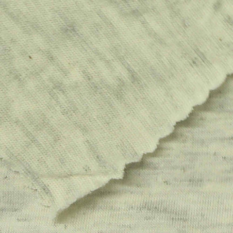 Light Grey Marl Jersey Knit, Cotton-Poly, 160 gsm