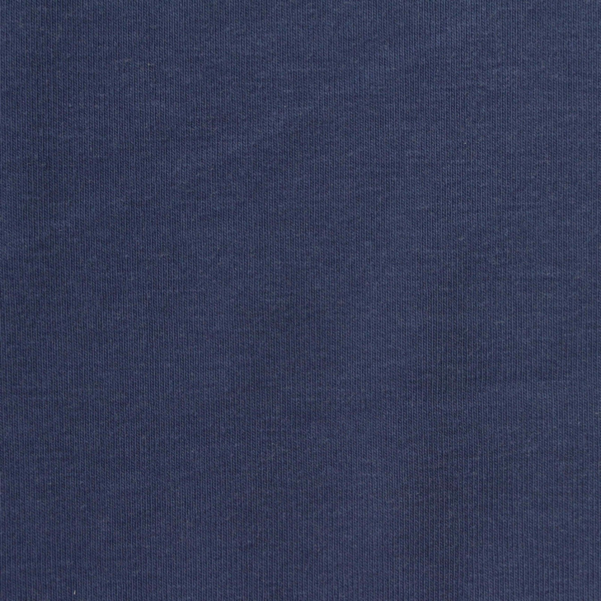 Cotton Polyester Stretch Rib Knit Fabric, 210 gsm, 160 cm — Navy