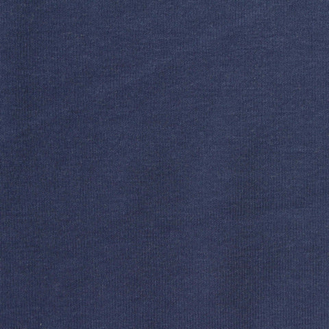 Cotton Polyester Stretch Rib Knit Fabric, 210 gsm, 160 cm — Navy