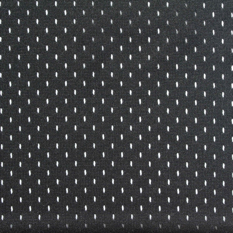 100% Polyester Warp Knit Fabric, 170 gsm, 155 cm — Black