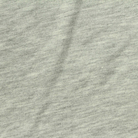 Light Grey Marl French Terry, Viscose-Poly, 240 gsm