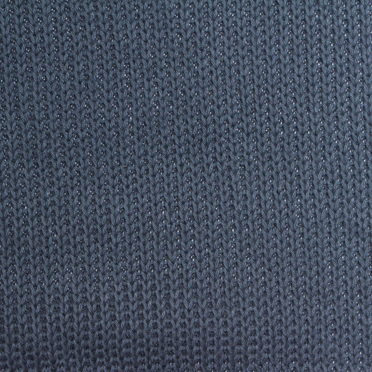 Cotton Polyester Rib Knit Fabric, 220 gsm, 190 cm — Navy