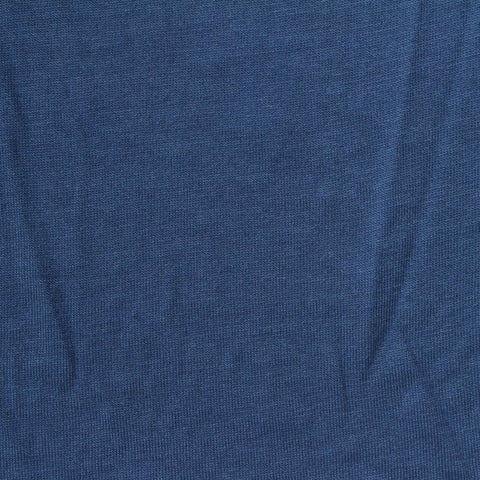 100% Viscose Jersey Knit Fabric, 160 gsm, 163 cm — Blue