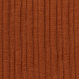Polyester Cotton Stretch Rib Knit Fabric, 240 gsm — Orange