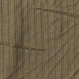 Viscose Stretch Rib Knit Fabric, 300 gsm, 115 cm — Khaki