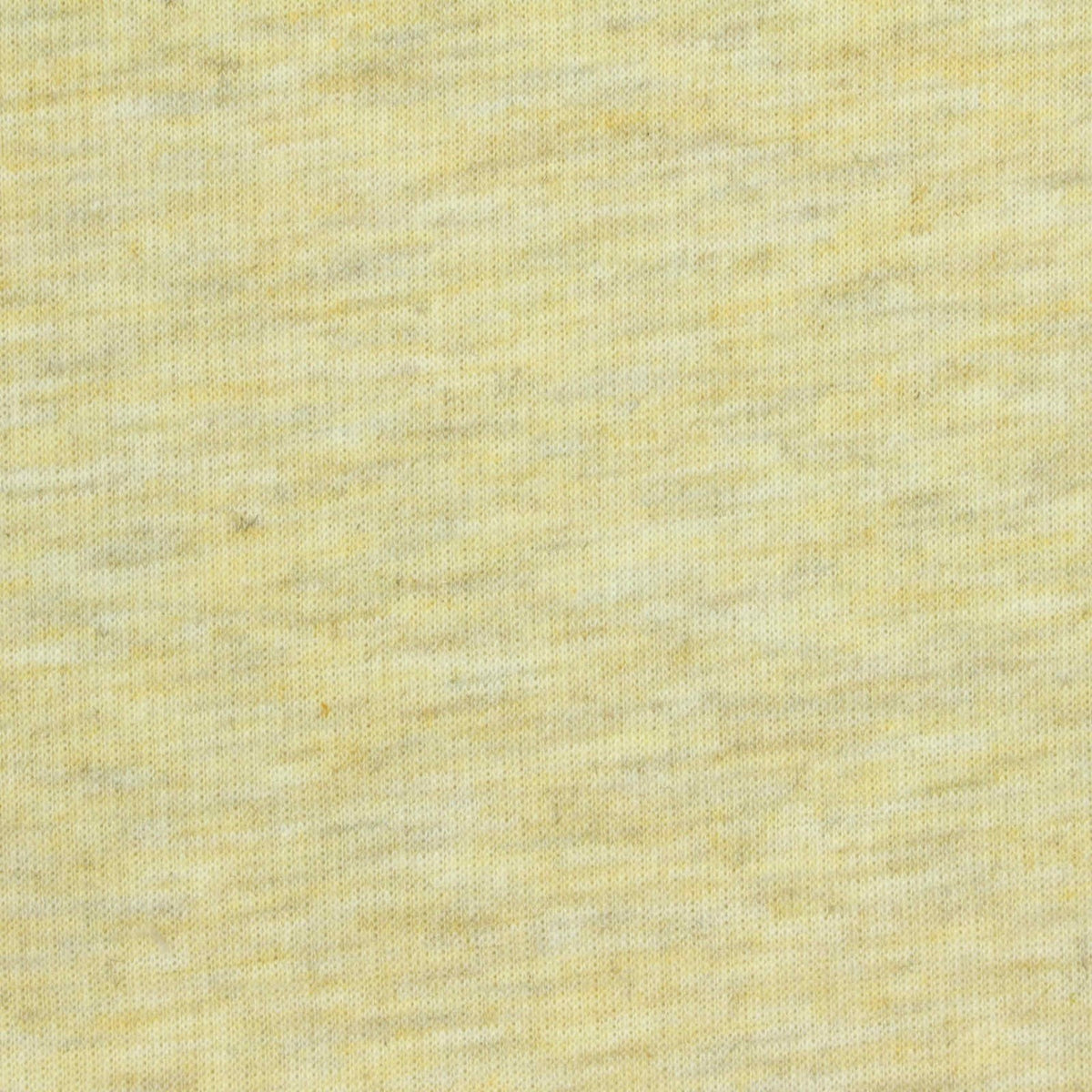 Yellow Marl Rib Knit, Poly-Cotton, 330 gsm