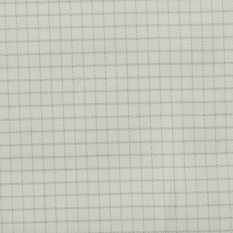Grey Grid Woven, Poly-Cotton
