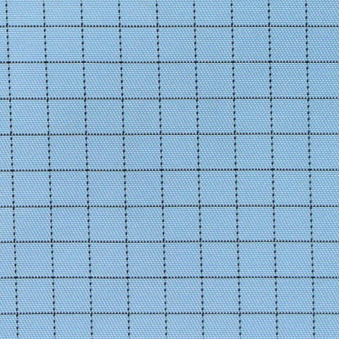 Blue Grid Mesh, Polyester