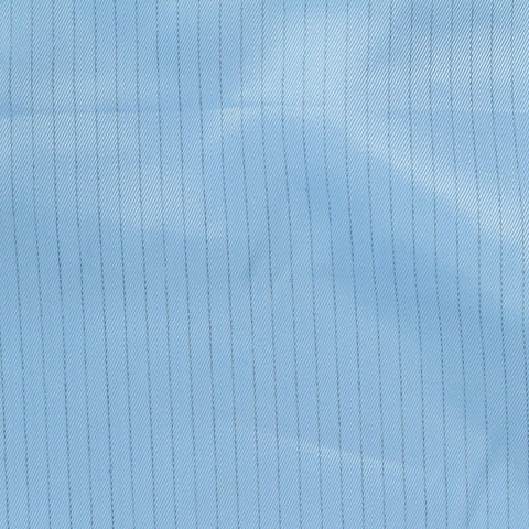 100% Polyester Twill Fabric, 110 gsm, 150 cm — Blue