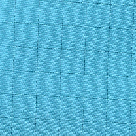 Light Blue Grid Woven, Polyester