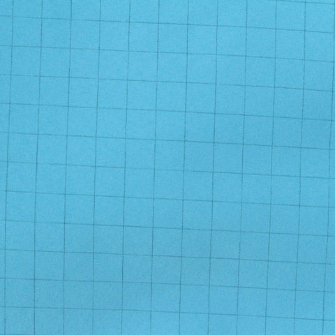 Light Blue Grid Woven, Polyester