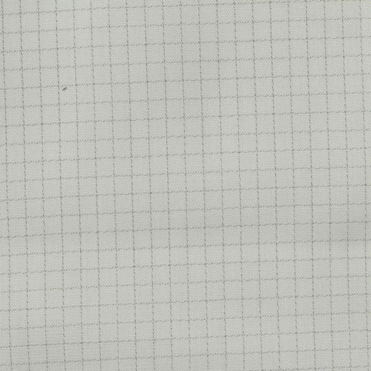 Grey Check Mesh, Poly-Cotton