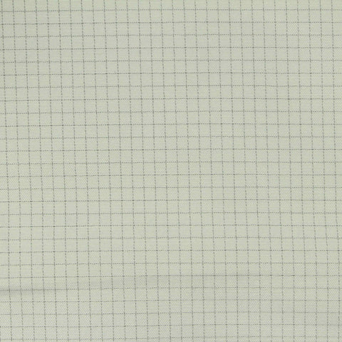 Grey Grid Mesh, Poly-Cotton