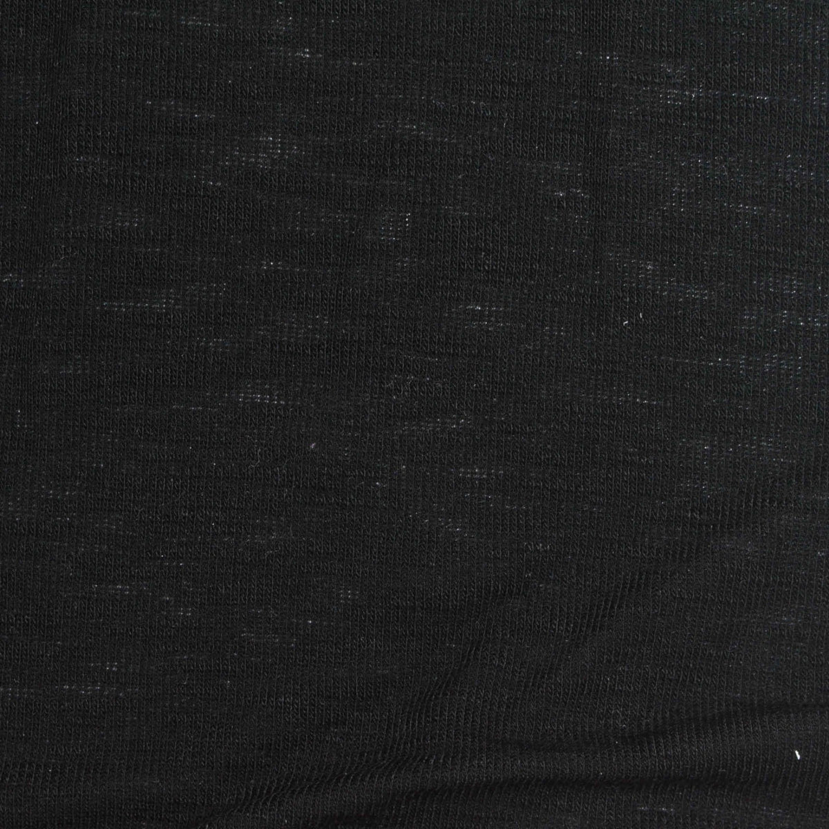 Black Marl Rib Knit, 130 gsm