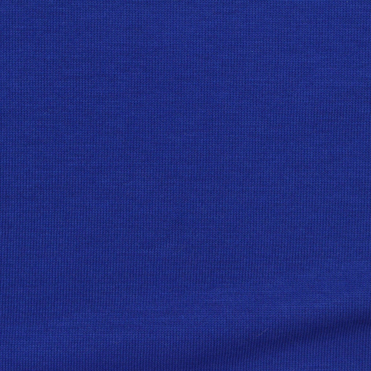 Cotton Polyester Scuba Knit Fabric, 300 gsm, 185 cm — Blue