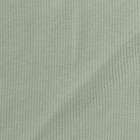 Polyester Stretch Rib Knit Fabric, 270 gsm, 124 cm — Green, ref EF-260906