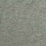 Heathered Grey-Green Marl Rib Knit, Cotton-Modal