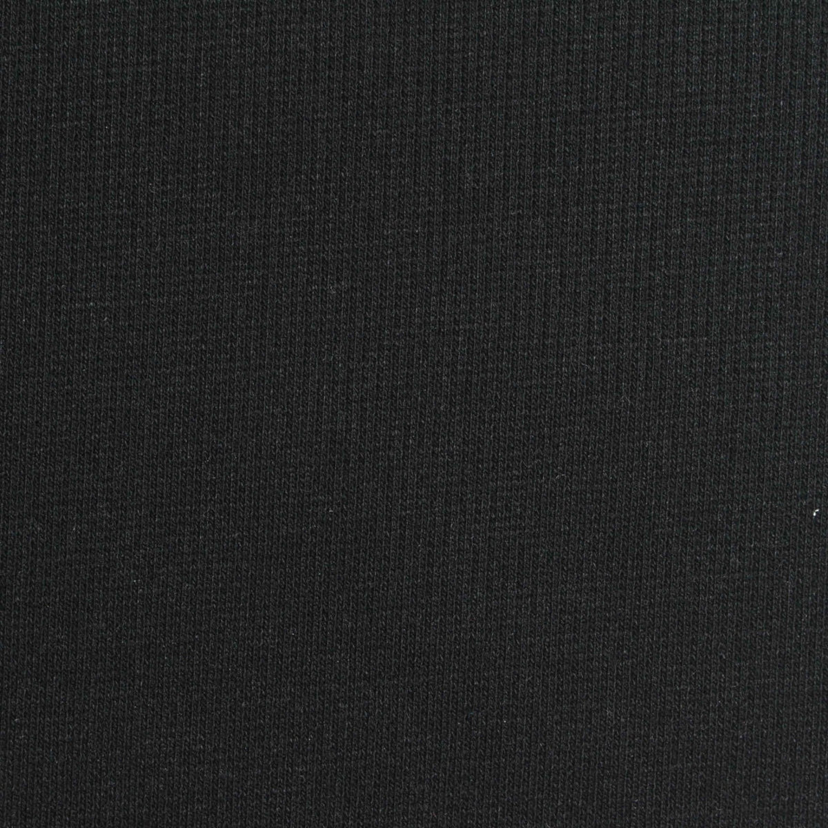 Polyester Viscose Stretch Rib Knit Fabric, 320 gsm, 122 cm — Black